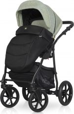 Детская коляска 2 в 1 Expander Elite 05 Mint (черная ткань – мятная тканевая)